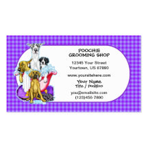 Cartes de visite de baquet de great dane pleins cartes de visite professionnelles