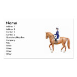 Cartes de visite de cheval de dressage cartes de visite professionnelles