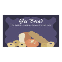 cartes de visite de cuisson de boulangerie de bage cartes de visite professionnelles