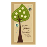 Cartes de visite de jardin de gnome cartes de visite personnelles