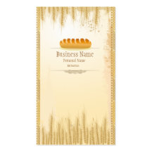 Cartes de visite de magasin de boulangerie cartes de visite personnelles