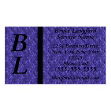 Cartes de visite de monogramme de services profess modèles de cartes de visite