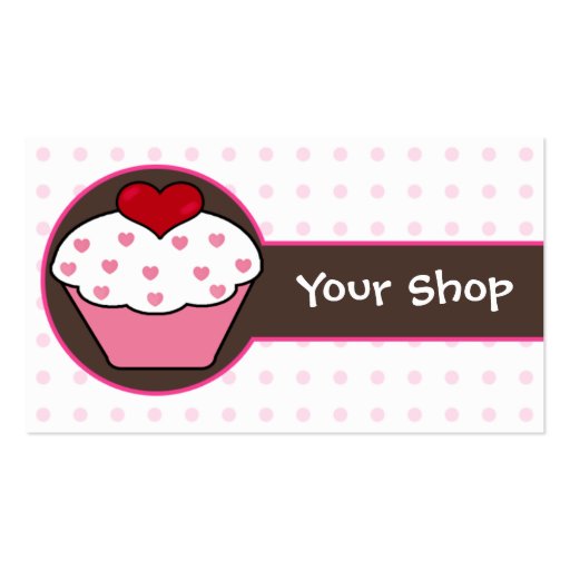 cartes de visite de petit gâteau modèles de cartes de visite