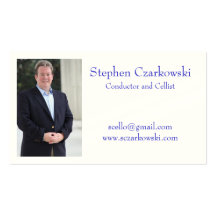 Cartes de visite de Stephen Czarkowski Modèles De Cartes De Visite