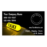 Cartes de visite de taxi modèle de carte de visite