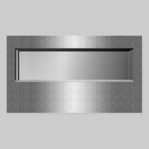 cartes de visite en métal d'argent de plaque d'ide cartes de visite