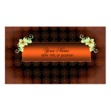 Cartes de visite exotiques de Brown Modèles De Cartes De Visite