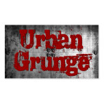 Cartes de visite grunges urbains de regard en méta cartes de visite professionnelles
