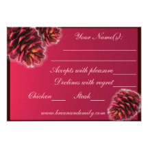 Cartes faites sur commande du cône rose rustique R Bristol Personnalisé