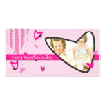 Cartes photos personnalisables de Valentines Cartes De Vœux Avec Photo