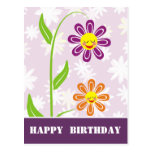 Cartes postales heureuses de joyeux anniversaire d