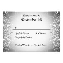 Cartes squelettiques de dîner de jeune mariée et d invitation personnalisée