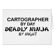 Cartographe Ninja mortel par nuit Cartes