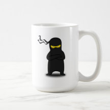 Cartoon Ninja Koffie Mok