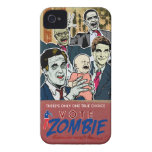 Cas 2012 de Coque-Compagnon de zombi de vote Coques iPhone 4 Case-Mate