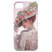 Cas assez victorien de l'iPhone 5 de fille de mode Étuis iPhone 5
