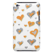 Cas de contact d'iPod de coeurs Étuis Ipod Touch