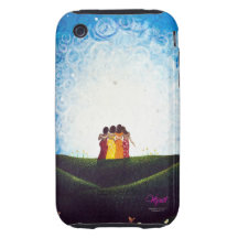 Cas de Coque-Compagnon de l'iPhone 3 de soeurs Étui Tough iPhone 3