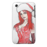 Cas de Coque-Compagnon de Noël de Bianca Coque Case-Mate iPhone 3