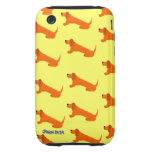 Cas de l'iPhone 3G/3GS d'art : Chien de saucisse coques case-mate