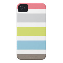 cas de l'iPhone 4/4s avec les rayures colorées Étui iPhone 4