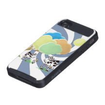Cas de l'iPhone 4 de cargaison de Skinit de vache 