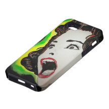 Cas de l'iPhone 5 de "cri perçant" Coque Case-Mate iPhone 5