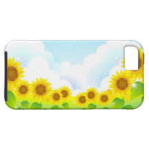 Cas de l'iPhone 5 de tournesols (cas de Vibe) Coques iPhone 5 Case-Mate