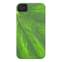 Cas de téléphone de texture de feuille coques iPhone 4 Case-Mate