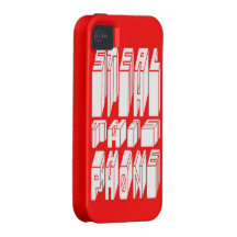 cas de téléphone d'habillement de voleur iPhone 4 case