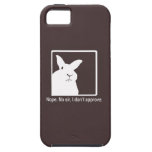 Cas désapprobateur Brown de l'iPhone 5 de lapins Coque Case-Mate iPhone 5