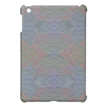 Cas d'iPad bleu brillant de marbre de motif de Dig