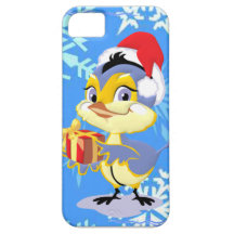 Cas d'Iphone 5 de Noël d'oiseau bleu Coques iPhone 5