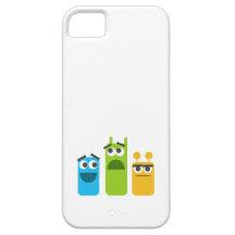 Cas heureux, étonné et fou de l'iPhone 5 de Slurms Coque iPhone 5