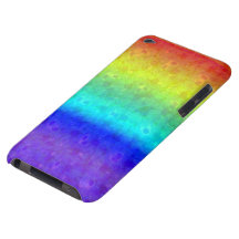 Cas mou de contact d'iPod d'arc-en-ciel Étuis iPod Touch