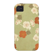 Cas vintage de Coque-Compagnon de Sakura Coque Case-Mate iPhone 4