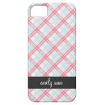 Cas vintage du motif iPhone4 de nappe Étui iPhone 5