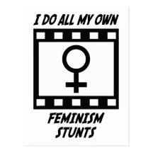 Cascades du féminisme cartes postales