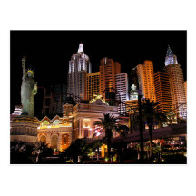 Casinos de bande de Las Vegas, carte postale du Ne