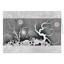 Casper et Tam les arbres Carte De Vœux
