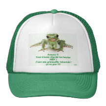 Casquette avec Grenouille