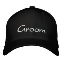 Casquette brodé du mariage du marié