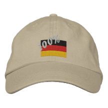 Casquette brodé par Allemand de 100 % Casquettes De Baseball Brodées
