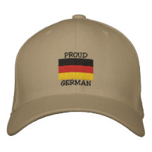 Casquette brodé par Allemand fier Casquettes De Baseball Brodées
