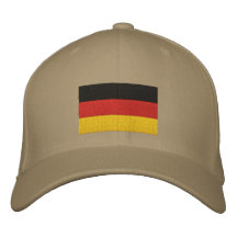 Casquette brodé par drapeau allemand casquette brodée