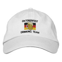 Casquette brodé par équipe potable d'Oktoberfest Casquette De Baseball