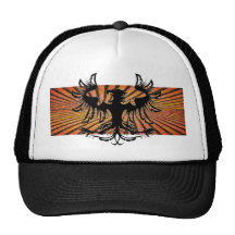 Casquette de baseball orange impérial d'Eagle Sole