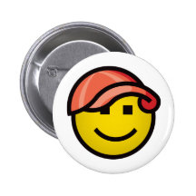 Casquette de baseball Smilie - rouge Badge