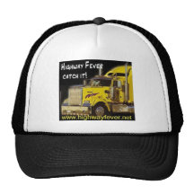 Casquette de camionneur de fièvre de route