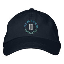 Casquette de COMMANDANT de SOUCOUPE VOLANTE Casquette De Baseball